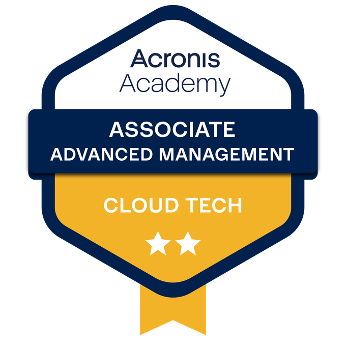 Acronis academy cloud tech