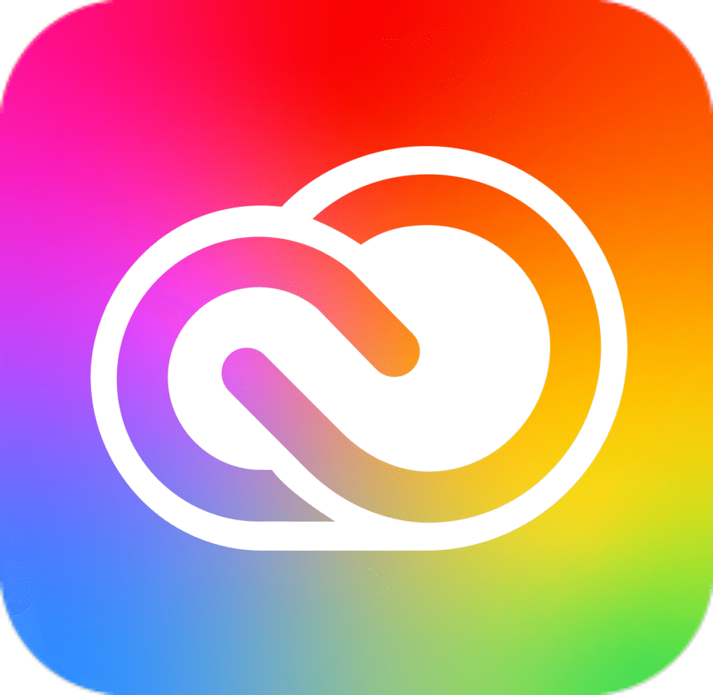 adobe creative cloud rainbow icon.svg